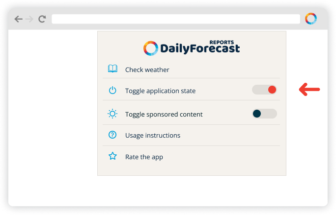 DailyForecastReports - enable/disable widget